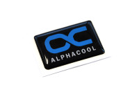 ZSO Alphacool Sticker 30x20mm - Soft Black EOL