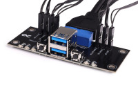 GHZ Alphacool ES Front I/O-Panel mit USB 3.0 und Kabelsatz für Servergehäuse